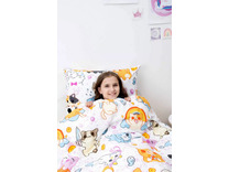 Постельное белье 71074 (17) Только для котиков поплин 1,5 сп / Василиса