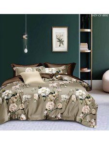 Постельное белье Цветы 6260 поплин Евро сп / Butterfly