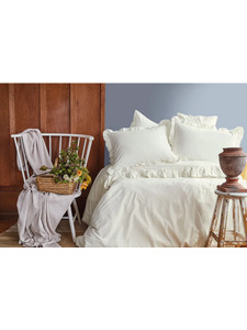 Постельное белье Frill поплин Евро сп / Issimo Home