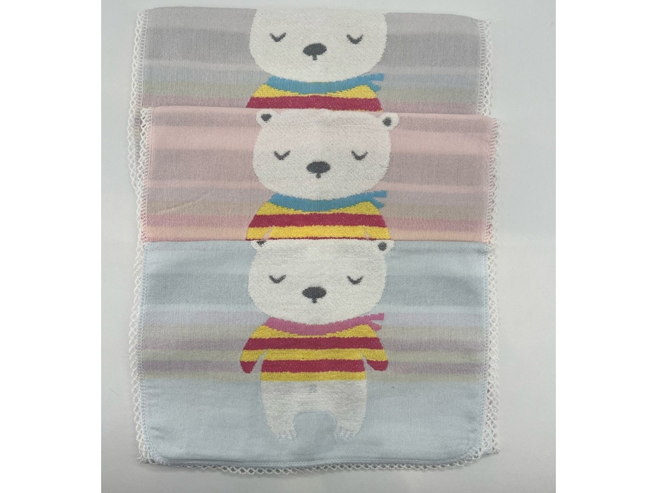 Полотенце 6502014 Сладкий мишка махровое 25*50 / 7-я