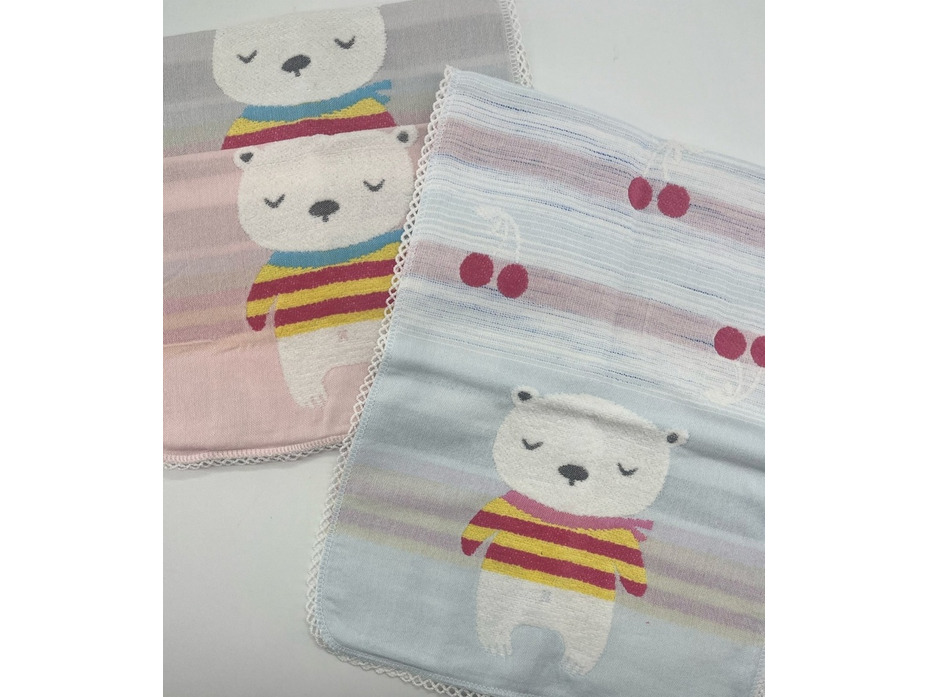 Полотенце 6502014 Сладкий мишка махровое 25*50 / 7-я