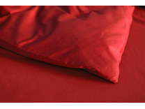 Пододеяльник 213KL-664 красный сатин однотонный 200*220 / Tia