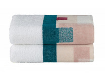 Полотенце Cubus border шенилл 68*150 / Feiler