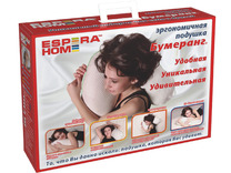 Подушка Boomerang Luxury Quality ЕС-5287 чехол тик 65*65*25 / Espera