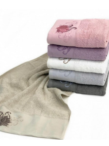 Полотенце H 3302 Lotus махровое 50*90 / Karven