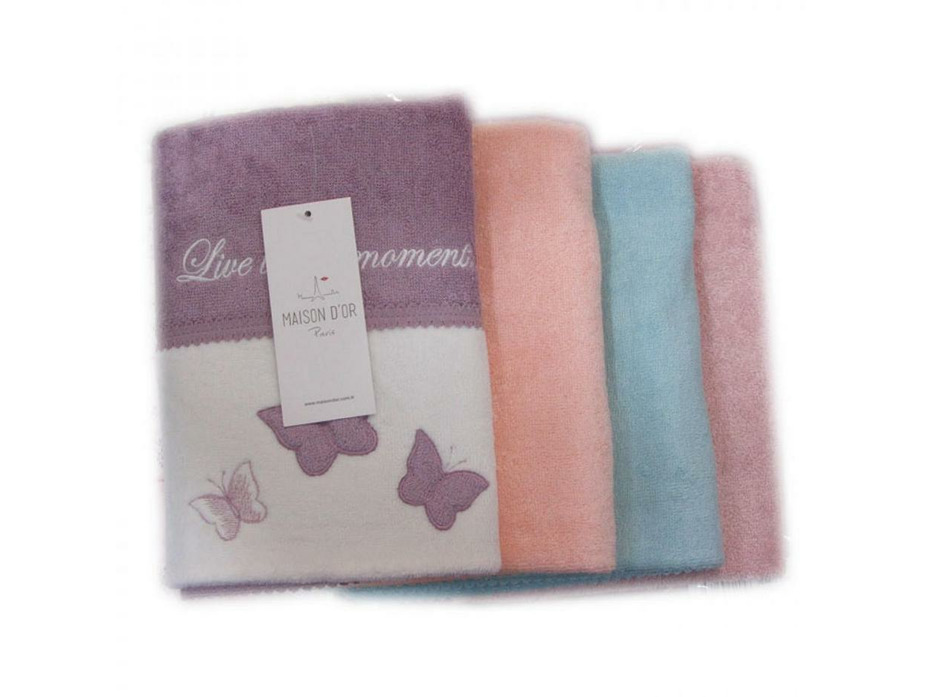 Полотенце Monique Butterfly махровое 50*100 / Maison Dor