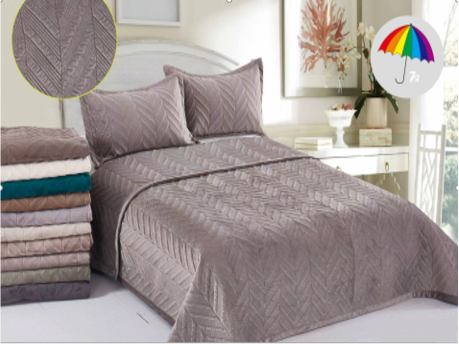 Покрывало 8084443 Елочка 2 велюровое 200*230 / 7-я