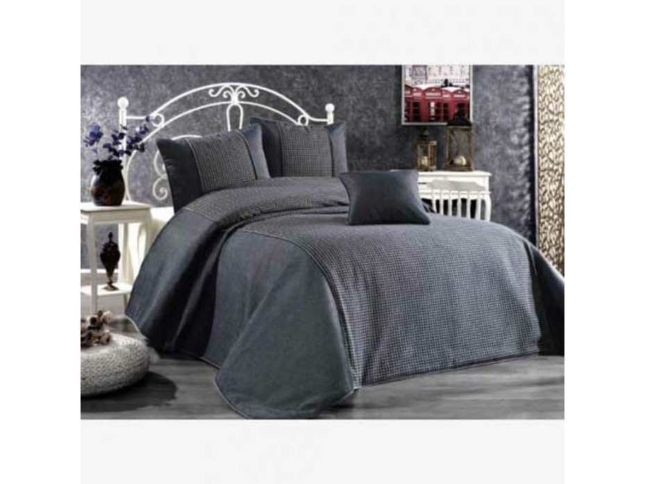 Покрывало с наволочками Genova жаккардовое 260*270. 50*70 (2 шт), 45*45 (1 шт) / Grazie Home