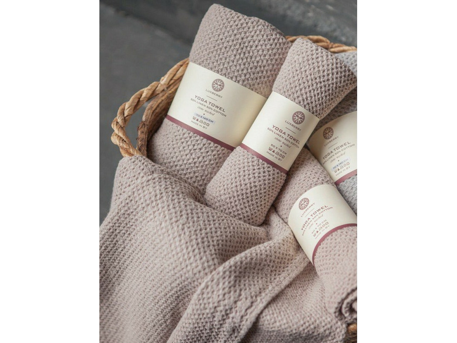 Полотенце Yoga towel вафельное 50*70 / Luxberry
