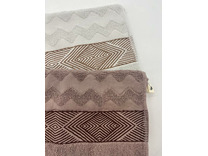 Полотенце 3004348 Пунктир-зигзаг махровое 35*75 / 7-я Полотенце 3004348 Пунктир-зигзаг махровое 35*75 / 7-я