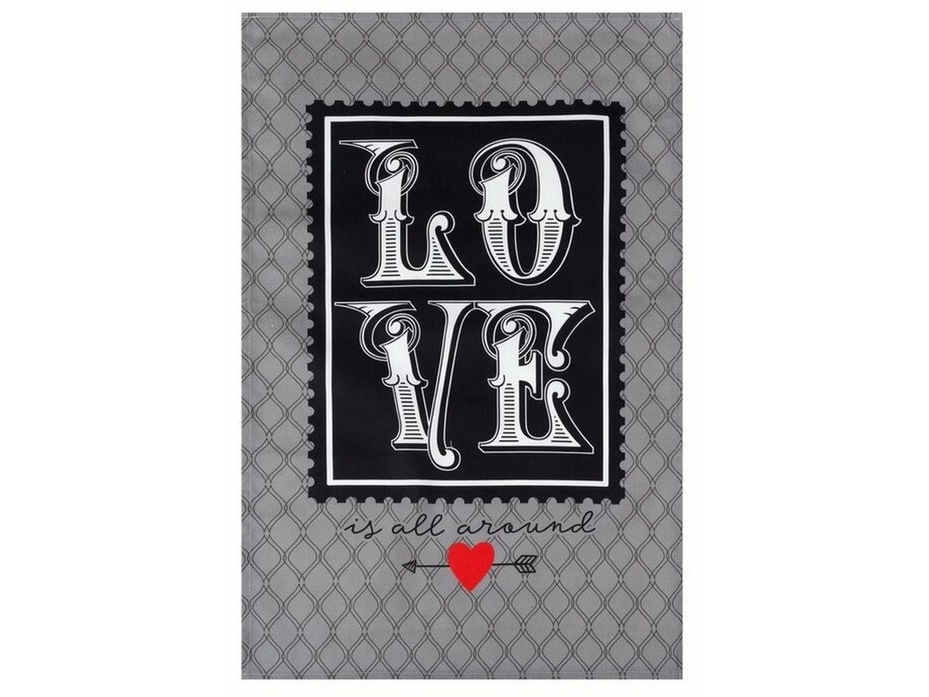 Полотенце 4017223 Love is all around саржа 40*73 / Этель