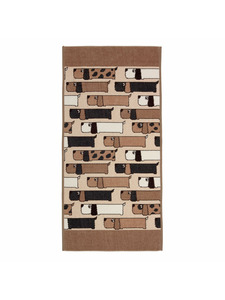 Полотенце Dogs шенилл 75*150 / Feiler
