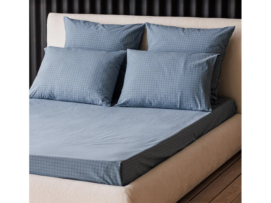 Простыня 143YD-64 Темно-серый кваренный хлопок 240*260 / Tia Простыня 143YD-64 Темно-серый кваренный хлопок 240*260 / Tia