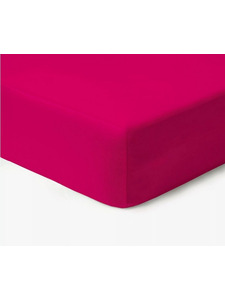Простыня на резинке 10-18 Фуксия трикотажная 180*200 / Tia