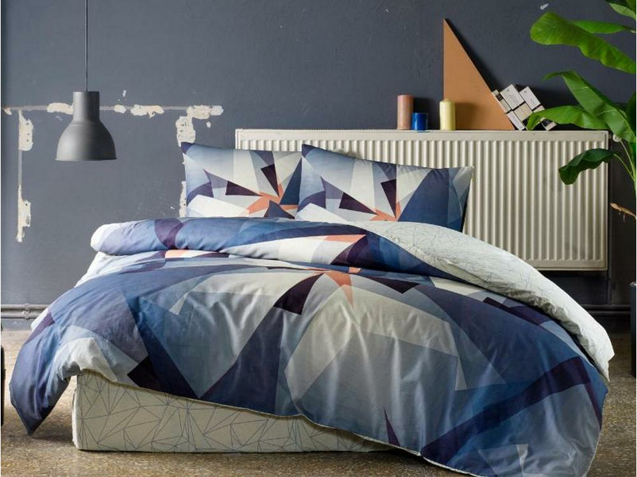 Постельное белье с простыней на резинке Duncan ранфорс 1,5 сп / Tac