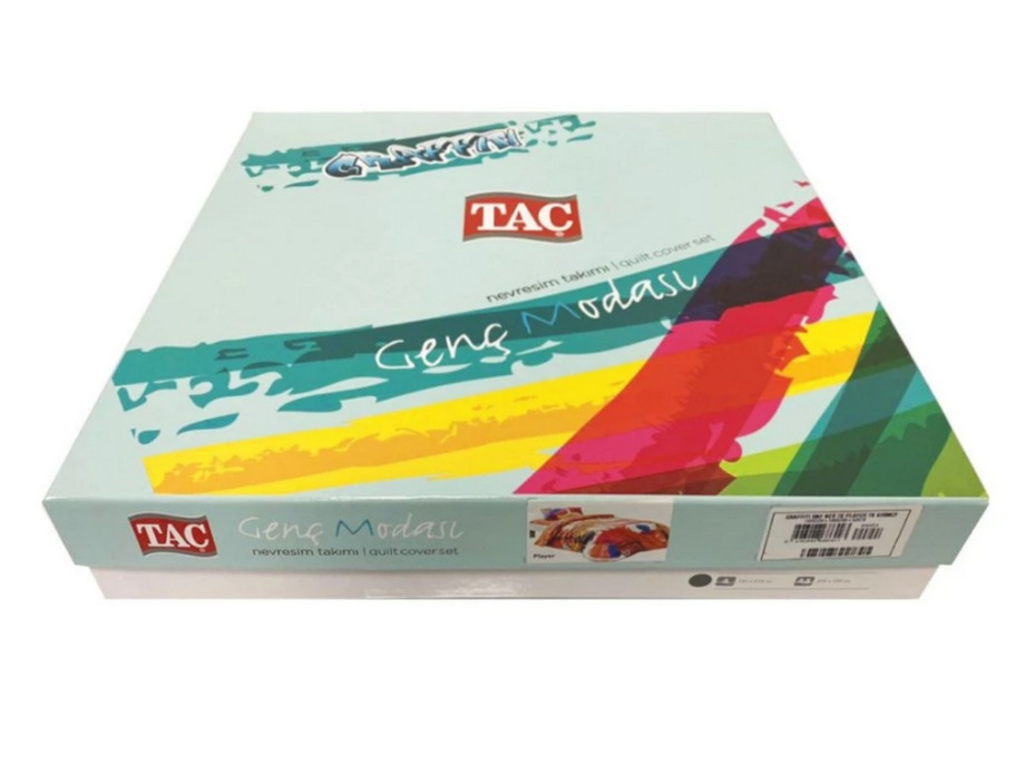 Постельное белье с простыней на резинке Duncan ранфорс 1,5 сп / Tac