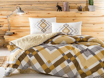 Постельное белье с простыней на резинке Optima ранфорс 1,5 сп / Tac Постельное белье с простыней на резинке Optima ранфорс 1,5 сп / Tac