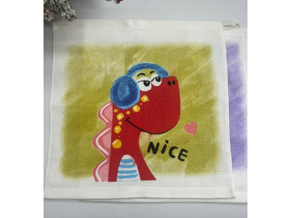 Полотенце 8503570 Дракончик Cool НГ велюровое 34*34 / 7-я Полотенце 8503570 Дракончик Cool НГ велюровое 34*34 / 7-я