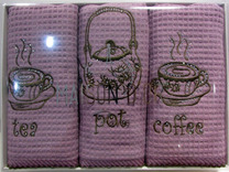 Набор полотенец Wafer Terry вафельные (40*70, 3 шт) / Maison Dor