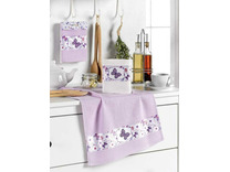 Набор полотенец 10871 Lux karizma вафельные на крючке (40*60, 2 шт) / Meteor