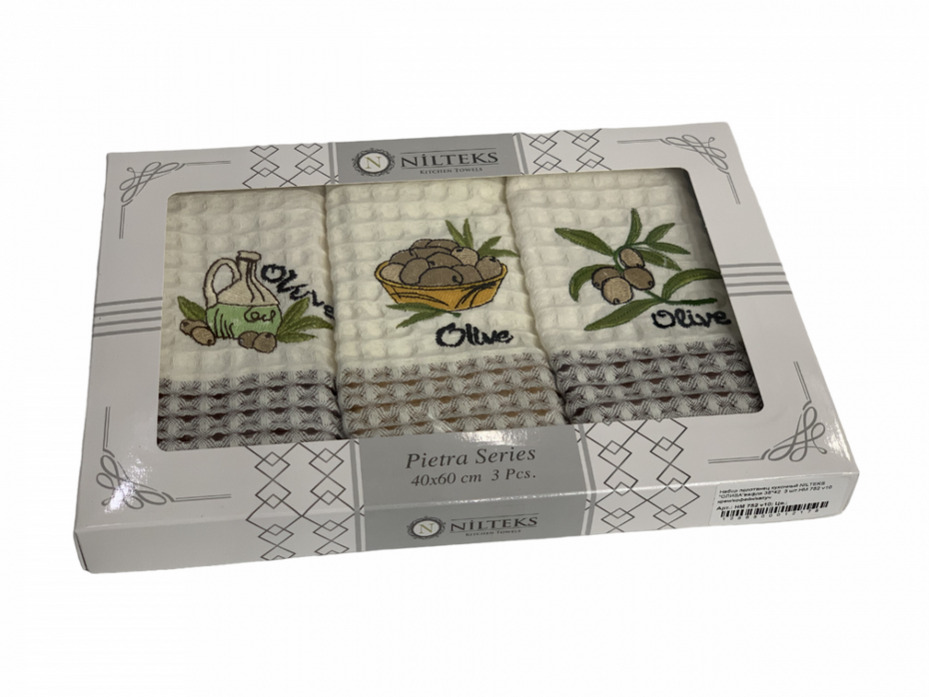 Набор полотенец HM 752 Nilteks вафельные (35*45, 3 шт) / Karven