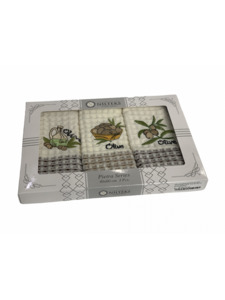 Набор полотенец HM 752 Nilteks вафельные (35*45, 3 шт) / Karven