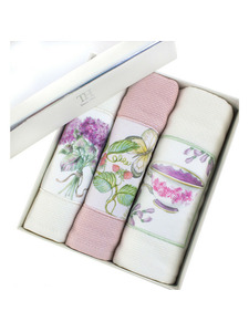 Набор полотенец Bergamo вафельные (40*60, 3 шт) / Tivolyo Home