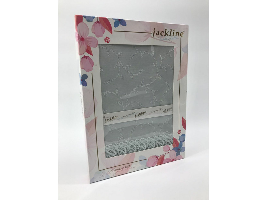 Скатерть Jackline жаккардовый рисунок с гипюром 160*260 / Activ Скатерть Jackline жаккардовый рисунок с гипюром 160*260 / Activ