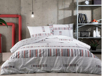 Постельное белье с простыней на резинке Teddy ранфорс 1,5 сп / Tac