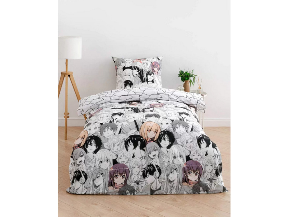 Постельное белье 70903 (17) Manga аниме поплин 1,5 сп / Василиса