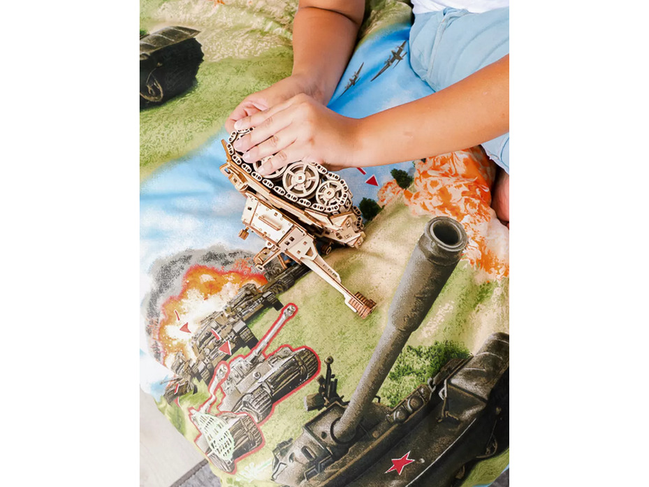 Постельное белье 5336 (24) Танки поплин 1,5 сп / Василиса