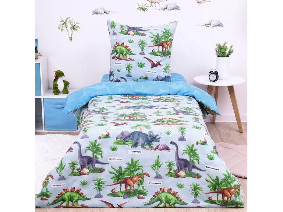 Постельное белье 500117(17) Мир динозавров бязь 1,5 сп / Василиса