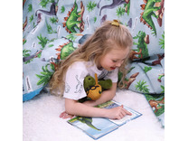 Постельное белье 500117(17) Мир динозавров бязь 1,5 сп / Василиса