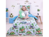 Постельное белье 500117(17) Мир динозавров бязь 1,5 сп / Василиса