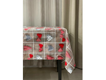 Скатерть Arnales Новогодние сердца 140*140 / Tia Скатерть Arnales Новогодние сердца 140*140 / Tia