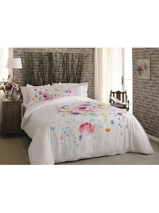 Постельное белье Clematis сатин digital Семейное / Tac Постельное белье Clematis сатин digital Семейное / Tac