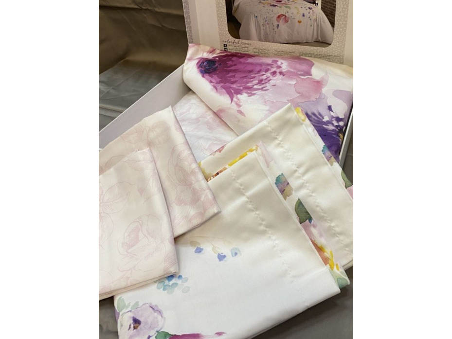 Постельное белье Clematis сатин digital Семейное / Tac Постельное белье Clematis сатин digital Семейное / Tac