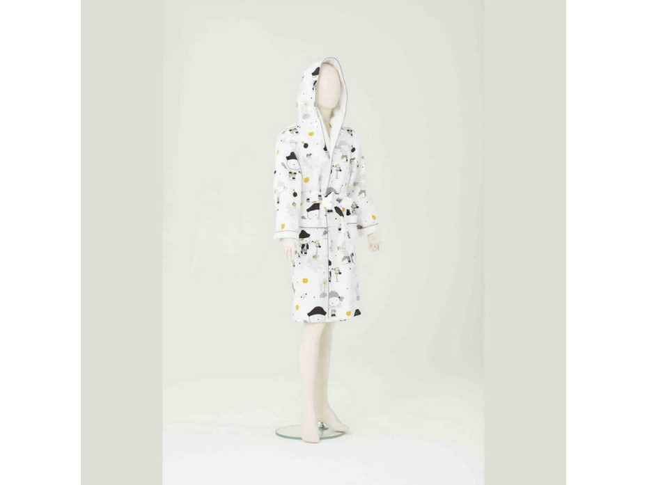 Халат детский Pirat бамбуковый с капюшоном / Tivolyo Home