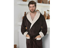 Халат мужской Aleandro бамбуковый с капюшоном / Vien