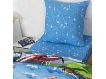 Постельное белье 10579(17) Самолеты бязь 1,5 сп / Василиса