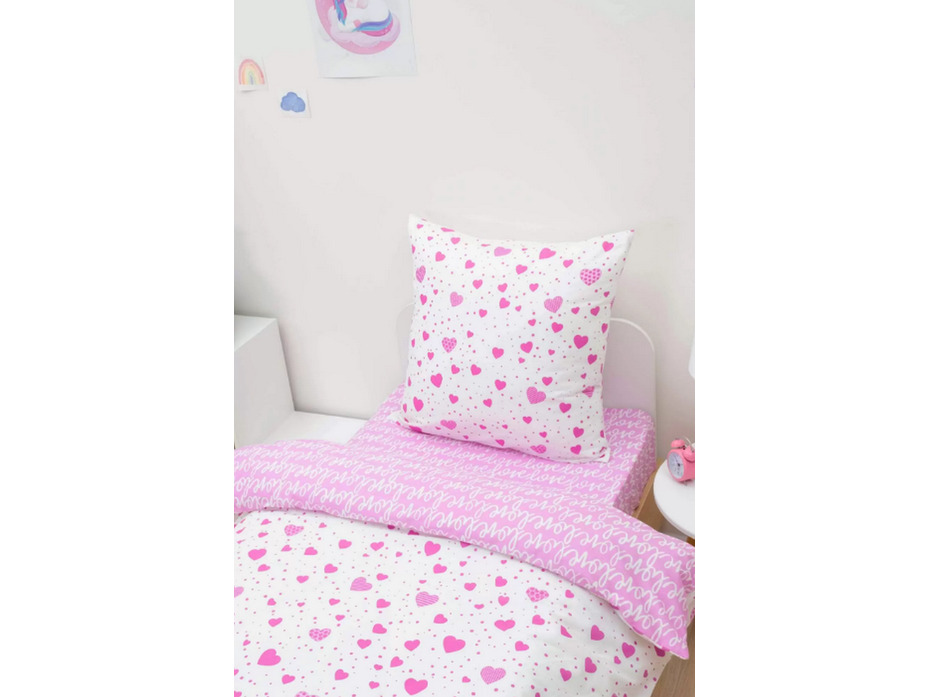 Постельное белье 10561 (17) Моя любовь поплин 1,5 сп / Василиса