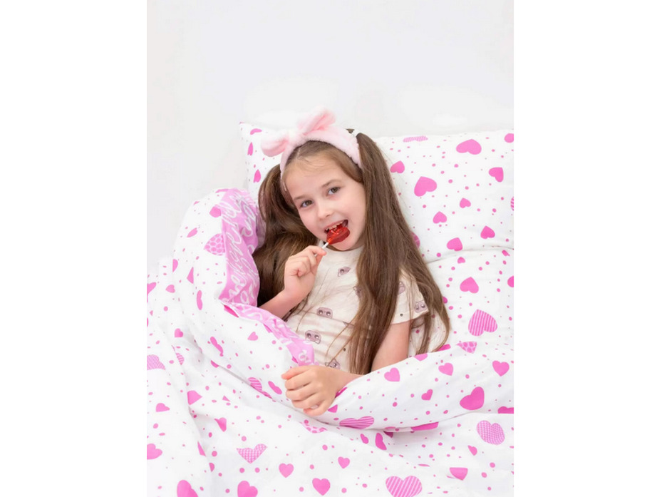 Постельное белье 10561 (17) Моя любовь поплин 1,5 сп / Василиса