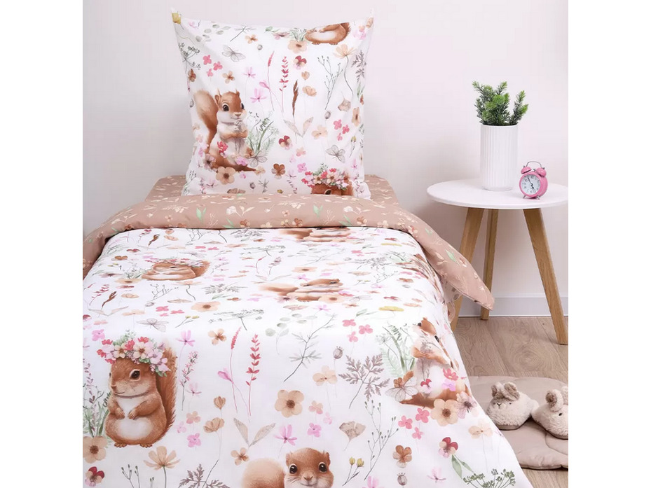 Постельное белье 500160 (24) Лесная красавица поплин 1,5 сп / Василиса