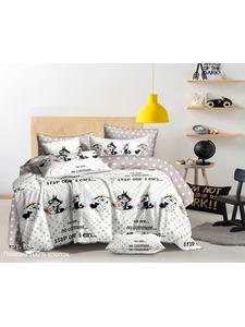 Постельное белье 913 М поплин 1,5 сп / Спать Пора