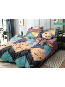 Постельное белье F-65008 поплин 1,5 сп / Спать Пора