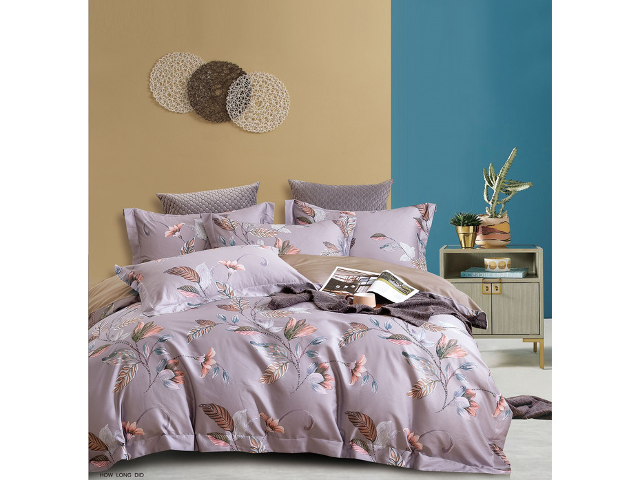 Постельное белье с простыней на резинке 180/ 77-S60-0706 сатин делюкс Евро сп / Спать Пора Постельное белье с простыней на резинке 180/ 77-S60-0706 сатин делюкс Евро сп / Спать Пора