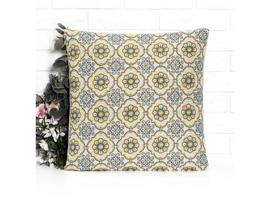 Наволочка декоративная 05411 Изразцы орнамент гобелен 45*45 / Le Gobelin