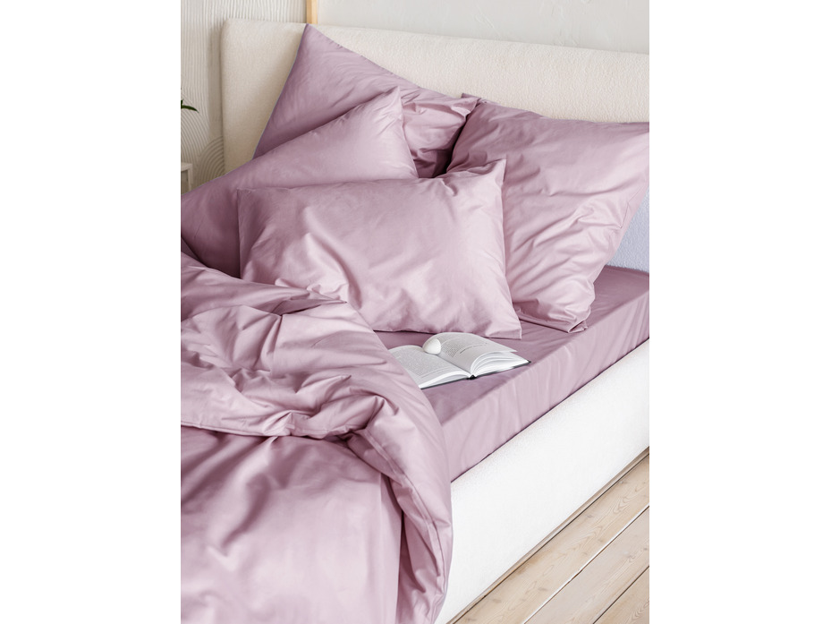 Наволочка 213KL-204 сирень сатин однотонный 70*70 / Tia Наволочка 213KL-204 сирень сатин однотонный 70*70 / Tia