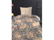 Постельное белье 500307 (24) Хиппо перкаль 1,5 сп / Василиса
