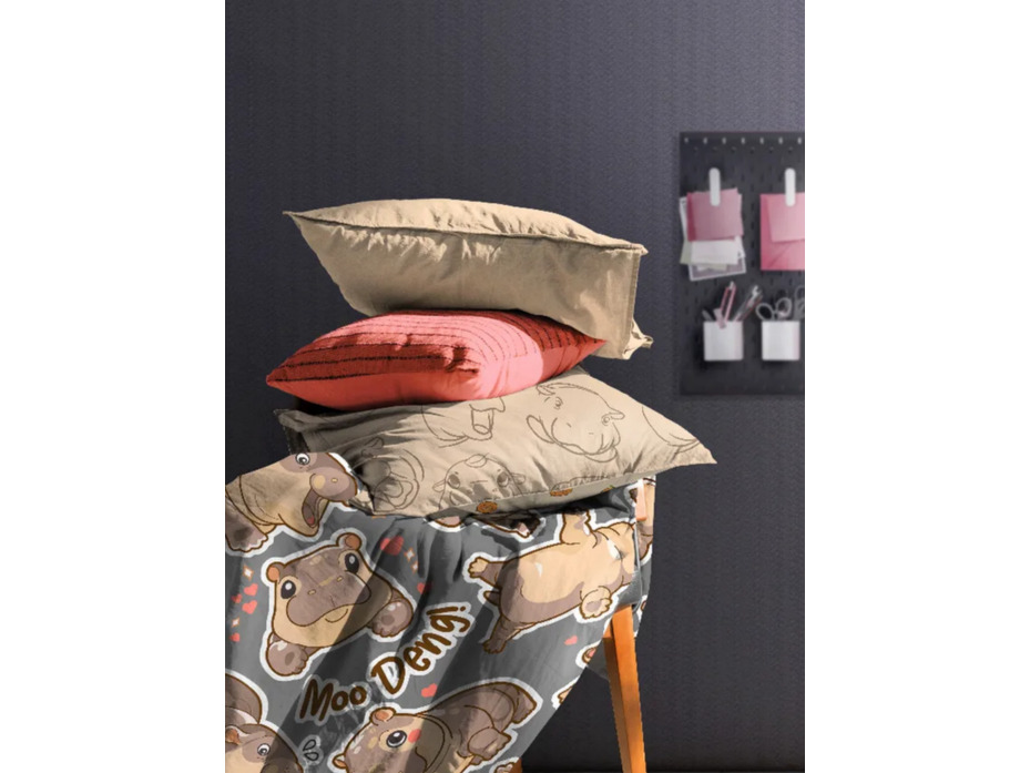 Постельное белье 500307 (24) Хиппо перкаль 1,5 сп / Василиса